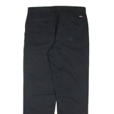 DICKIES Mens Trousers Black Regular Straight W34 L32