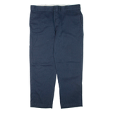 DICKIES Mens Trousers Blue Regular Tapered W40 L30