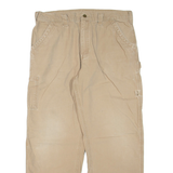 CARHARTT Mens Trousers Beige Regular Straight W38 L32