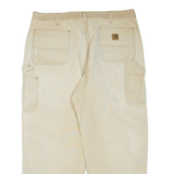 CARHARTT Mens Trousers Beige Regular Straight W40 L30