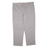 DICKIES Mens Trousers Grey Regular Tapered W42 L30