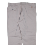 DICKIES Mens Trousers Grey Regular Tapered W42 L30