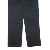 DICKIES Womens Trousers Black Regular Straight W32 L31