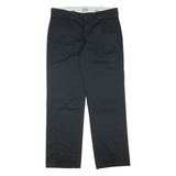 DICKIES Womens Trousers Black Regular Straight W32 L31