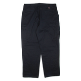 DICKIES Mens Trousers Black Regular Tapered W40 L32
