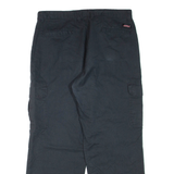 DICKIES Cargo Mens Trousers Black Regular Straight W34 L30