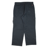 DICKIES Cargo Mens Trousers Black Regular Straight W34 L30