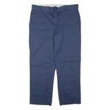 DICKIES Mens Trousers Blue Regular Tapered W38 L29