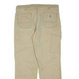 CARHARTT Mens Trousers Beige Regular Tapered W36 L32
