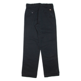 DICKIES Mens Trousers Black Regular Straight W32 L32