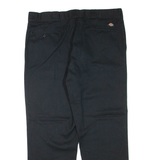 DICKIES Mens Trousers Black Regular Tapered W40 L30