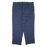 DICKIES Mens Trousers Blue Regular Tapered W38 L28