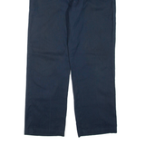 DICKIES Mens Trousers Blue Regular Straight W34 L30