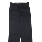 DICKIES Mens Trousers Black Regular Straight W28 L30
