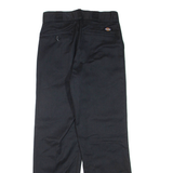 DICKIES Mens Trousers Black Regular Straight W28 L30