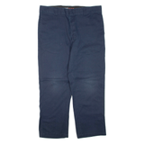 DICKIES Mens Trousers Blue Regular Straight W38 L30