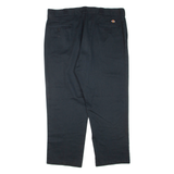 DICKIES Mens Trousers Black Regular Tapered W40 L28