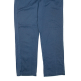 DICKIES Mens Trousers Blue Regular Straight W34 L32