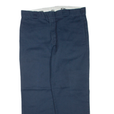 DICKIES Mens Trousers Blue Regular Tapered W36 L30