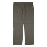 DICKIES Mens Trousers Brown Regular Straight W38 L32