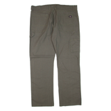 DICKIES Mens Trousers Brown Regular Straight W38 L32