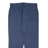 DICKIES Mens Trousers Blue Regular Tapered W36 L30
