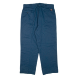 DICKIES Mens Trousers Blue Regular Tapered W36 L27