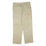 DICKIES Mens Trousers Beige Regular Straight W36 L32