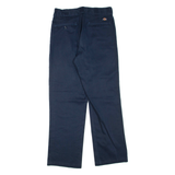 DICKIES Mens Trousers Blue Regular Straight W32 L32