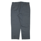 DICKIES Mens Trousers Grey Regular Tapered W40 L29