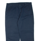 DICKIES Mens Trousers Blue Regular Straight W40 L30