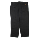 DICKIES Mens Trousers Black Regular Tapered W40 L28