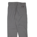 DICKIES Mens Trousers Grey Regular Tapered W29 L30