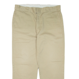 DICKIES Mens Trousers Beige Regular Tapered W36 L28