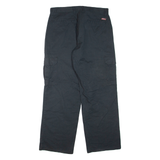 DICKIES Mens Trousers Black Regular Straight W32 L30