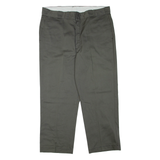 DICKIES Mens Trousers Grey Regular Tapered W38 L28