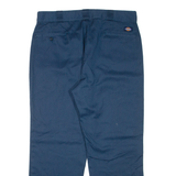 DICKIES Mens Trousers Blue Regular Tapered W36 L30