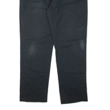 DICKIES Mens Trousers Black Regular Tapered W36 L32