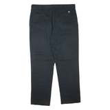 DICKIES Mens Trousers Black Regular Tapered W36 L32