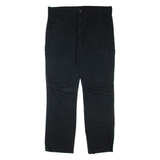 DICKIES Mens Trousers Black Regular Straight W36 L34