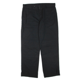 DICKIES Mens Trousers Black Regular Straight W36 L30