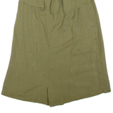 ZARA Womens Playsuit Green Wide-Leg S