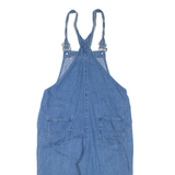 Womens Jumpsuit Blue Floral Tapered Denim S