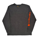 Carhartt Long Sleeve T-Shirt - XL Gray Cotton