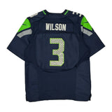 Seahawks Nike Football Jersey - Large Navy Polyester