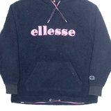 ELLESSE Oversized Fleece Womens Blue Hoodie XS