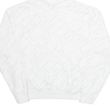 NIKE Swoosh Mens White Hoodie S