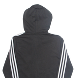 ADIDAS Womens Black Hoodie Full Zip M