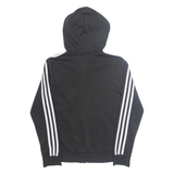 ADIDAS Womens Black Hoodie Full Zip M