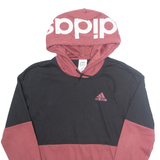 ADIDAS Mens Pink Hoodie S